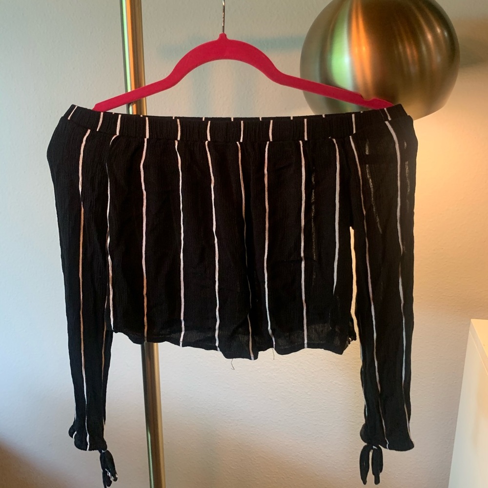 Kendall and Kylie Off Shoulder Crop